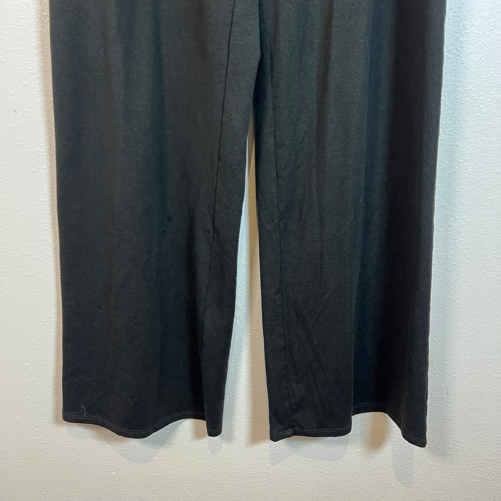 Vuori Womens Halo Essential Wide Leg Pants Black Size M Elastic Waist Drawstring - Picture 3 of 11